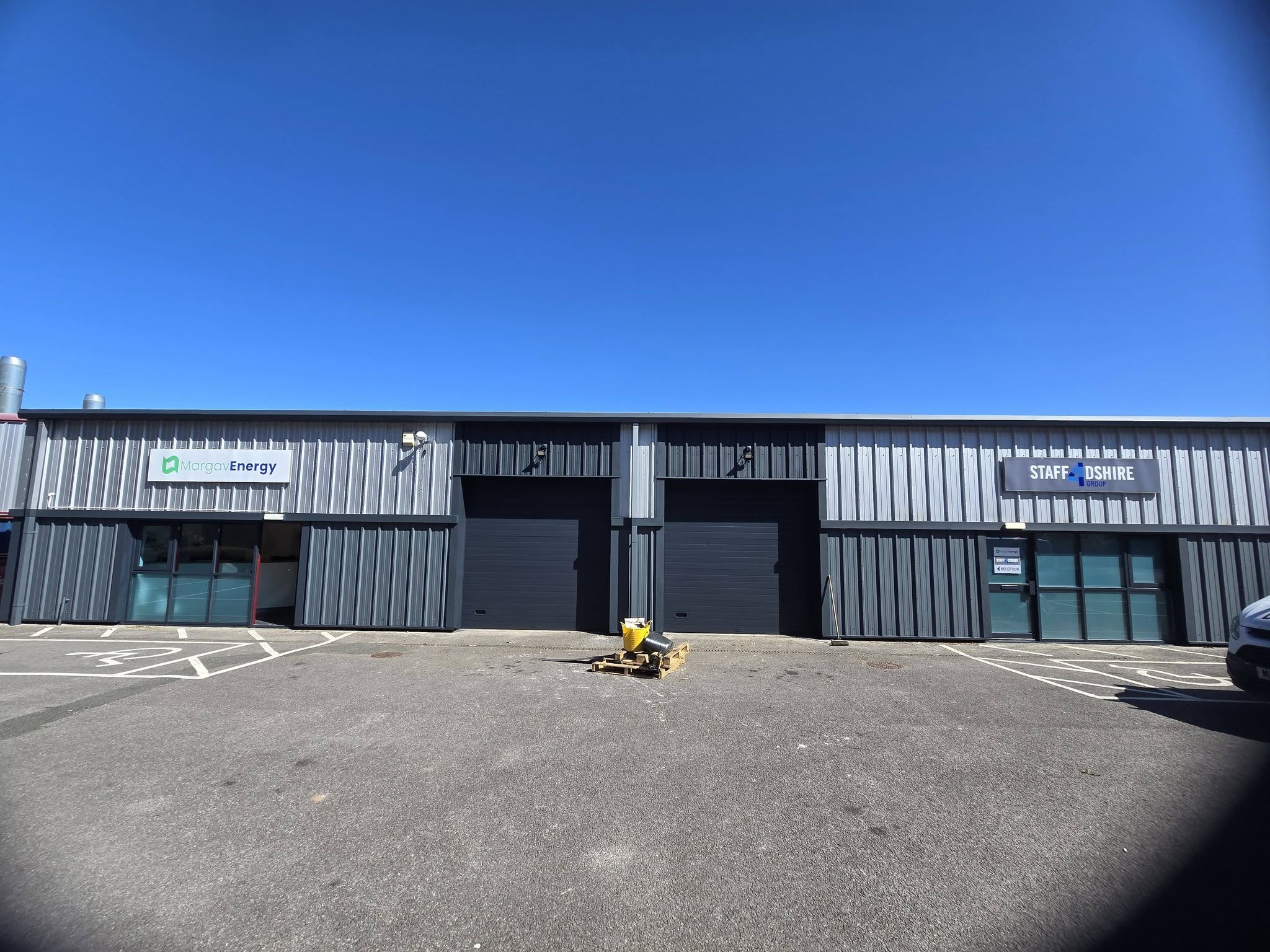 Industrial unit after coating
