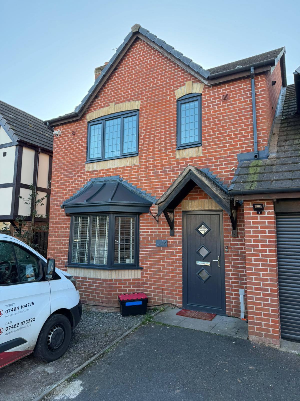 Residential property after UPVC spraying