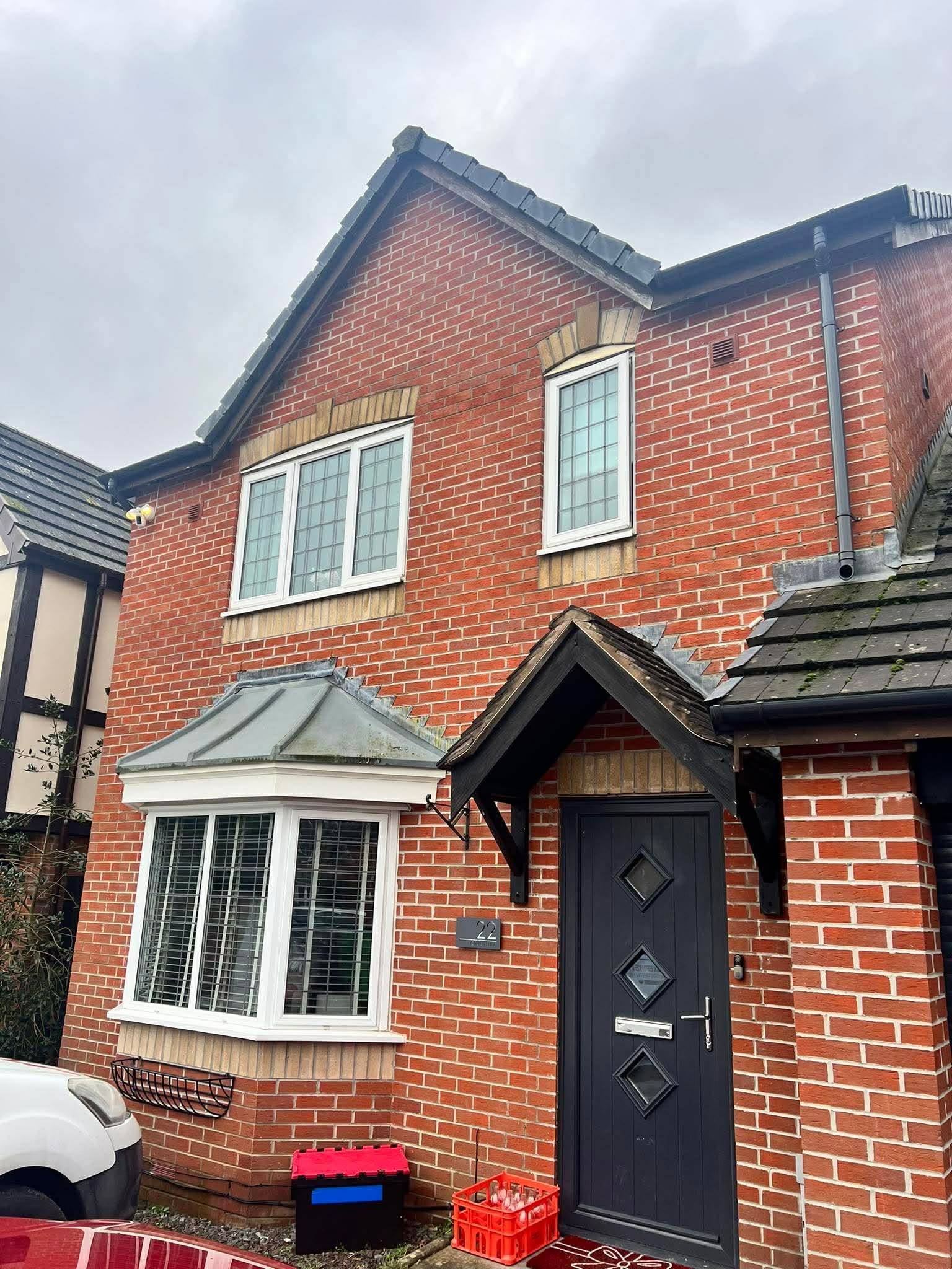 Residential property before UPVC spraying